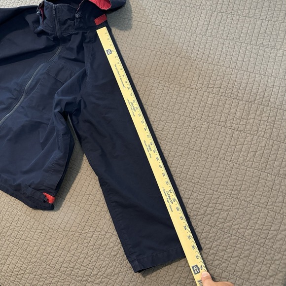 Vtg Polo Golf Ralph Lauren Jacket Men XL Blue Lightweight Packable Hood Boxy Fit - Picture 16 of 16